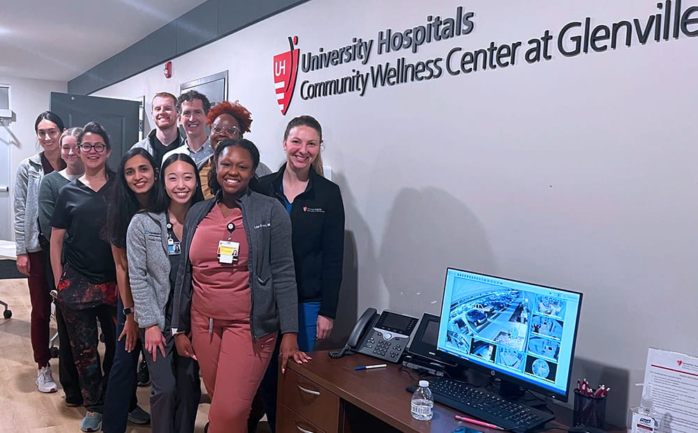 The preventative health team at University Hospitals Community Center in Glenville