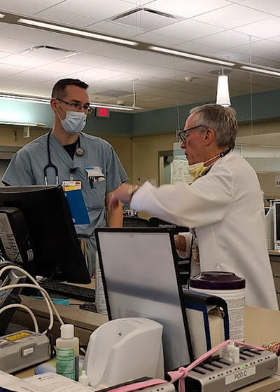 physician and resident