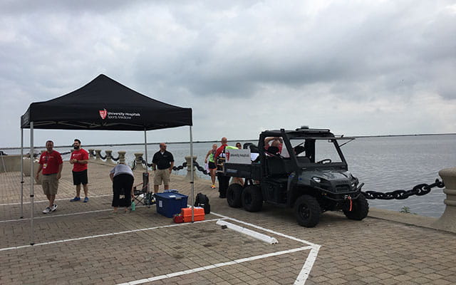 EM team at event