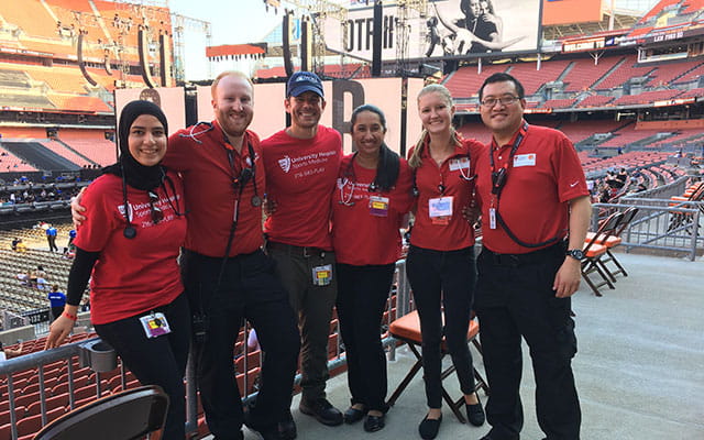 EM residents at Cleveland Browns First Energy Stadium