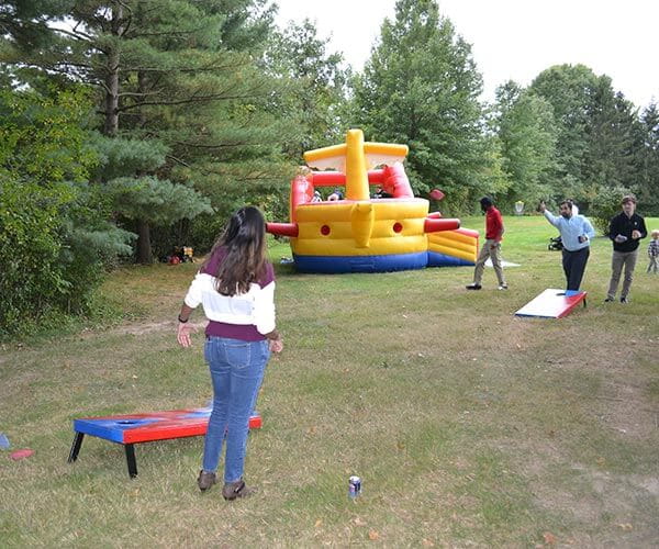cornhole game