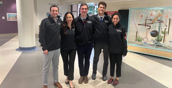 fellows in group on main campus