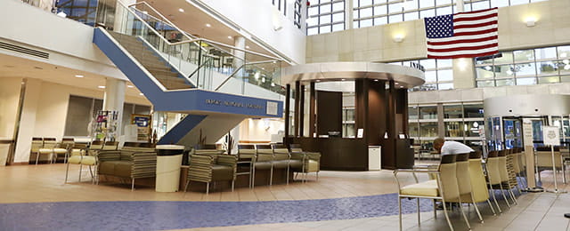 Veterans Hospital lobby