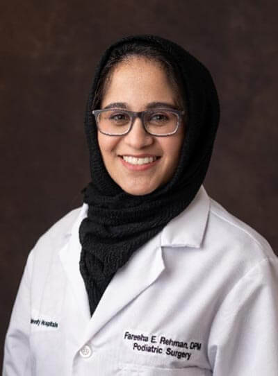 Fareeha Rehman, DPM