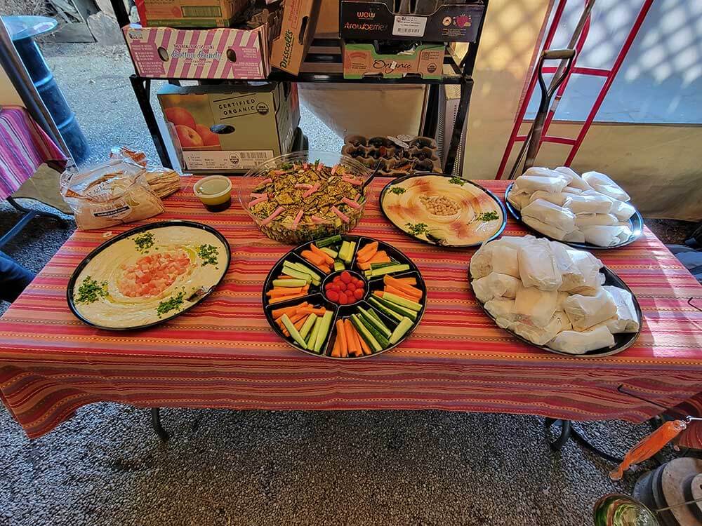 food at event
