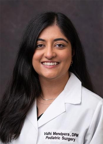 Vidhi Mendpara, DPM