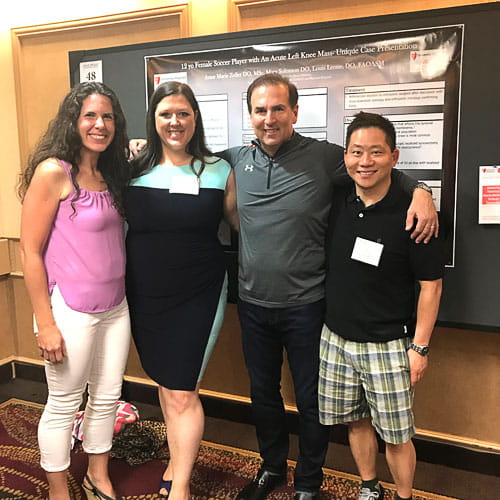 Our fellows at the American Osteopathic Academy of Sports Medicine conference