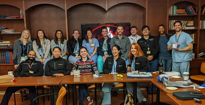 residency team in conference room