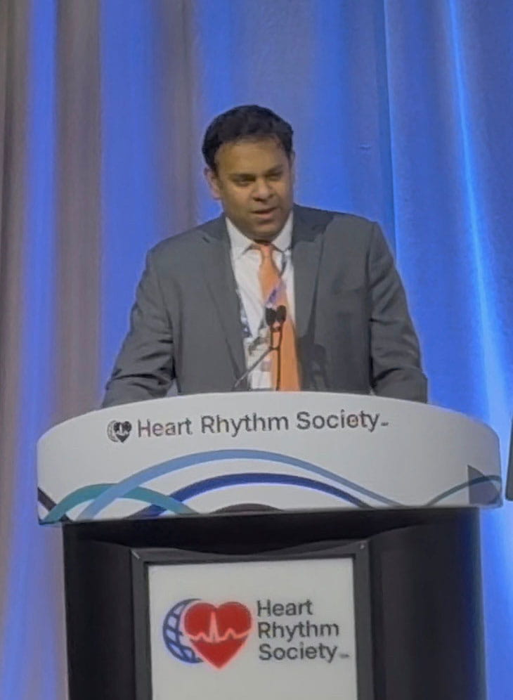 Varun Sundaram, MD, PhD, MSc presenting at TCTMD