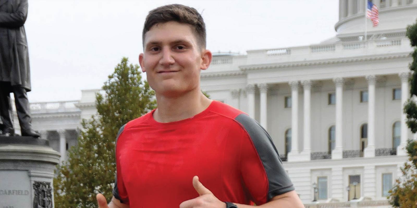 Drew Weninger, a U.S. Naval Academy Midshipman, goes from hip arthroscopy to running a marathon