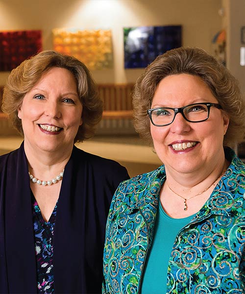Mary Ann (left) and Ann Marie Dragon