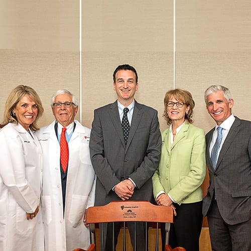 Steven Shein, MD receives the Linsalata Family Chair in Pediatric Emergency Medicine and Critical Care