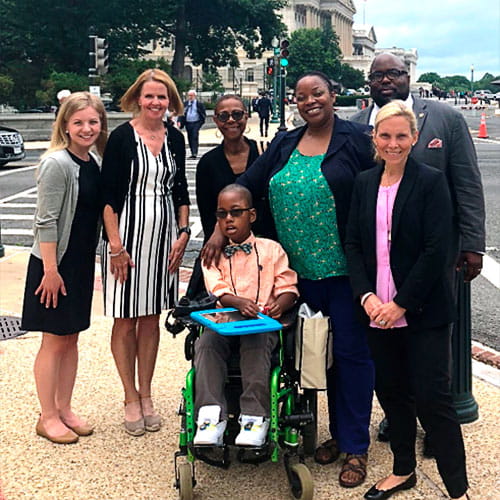 The Montgomery family in Washington, DC