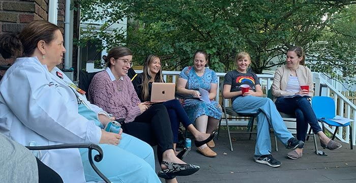 Fellows at Evening Journal Club