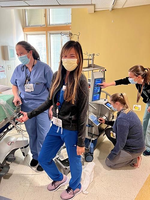 first year students using ECMO