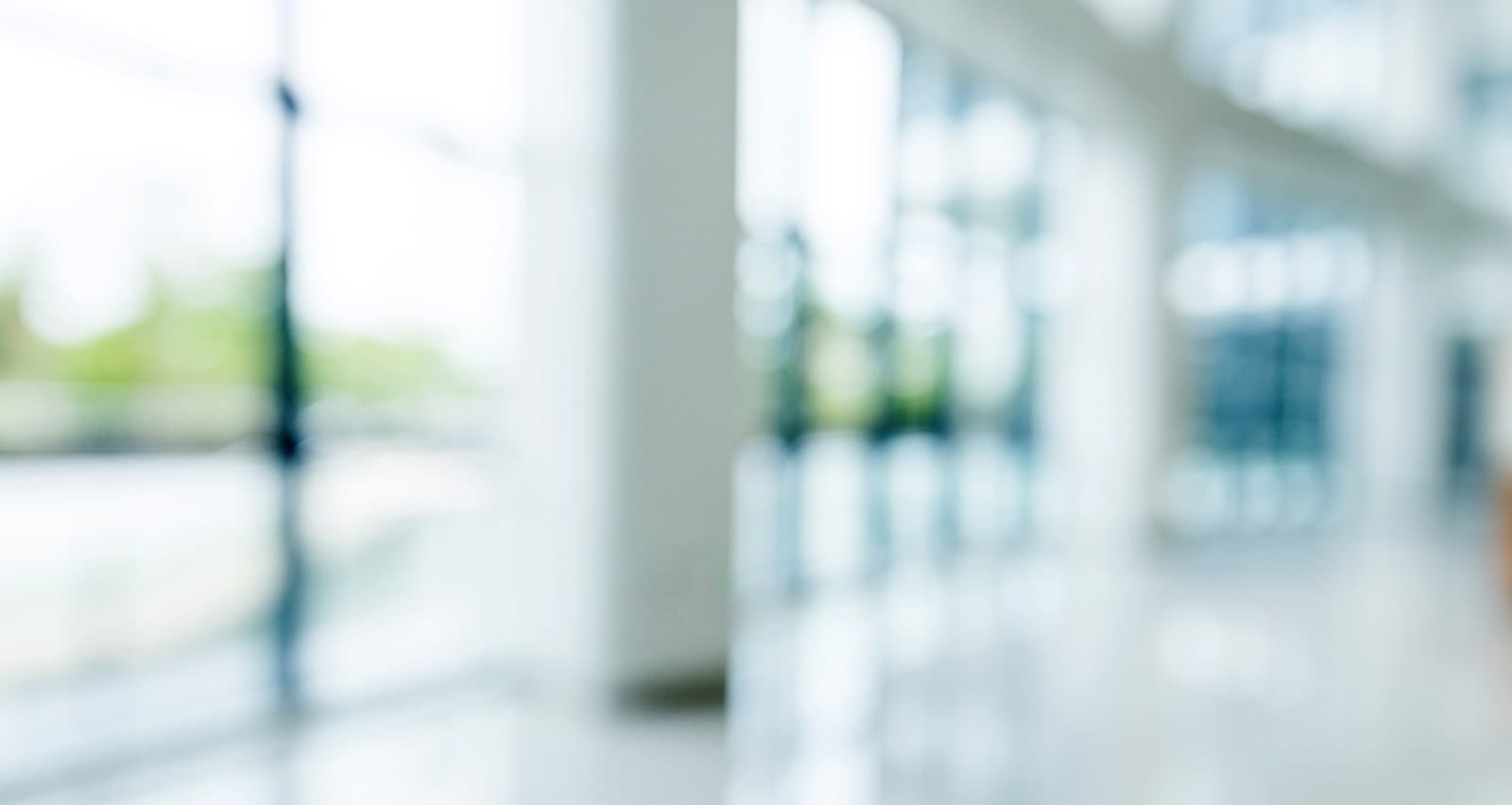Background of empty hospital lobby