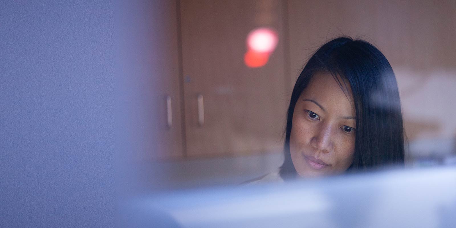 Dr. Choi in lab