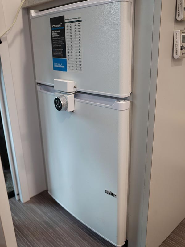 mobile research unit cold storage