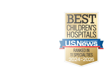 Named one of the Best Children's Hospitals by U.S. News & World Report
