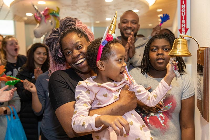 Rainbow Babies & Children’s Hospital Gigi's bell ringing