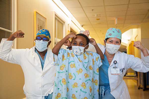 Drs. Barksdale & Woo with Patient