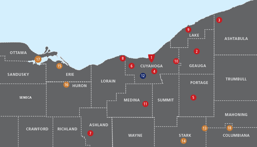 UH Seidman Cancer Center locations