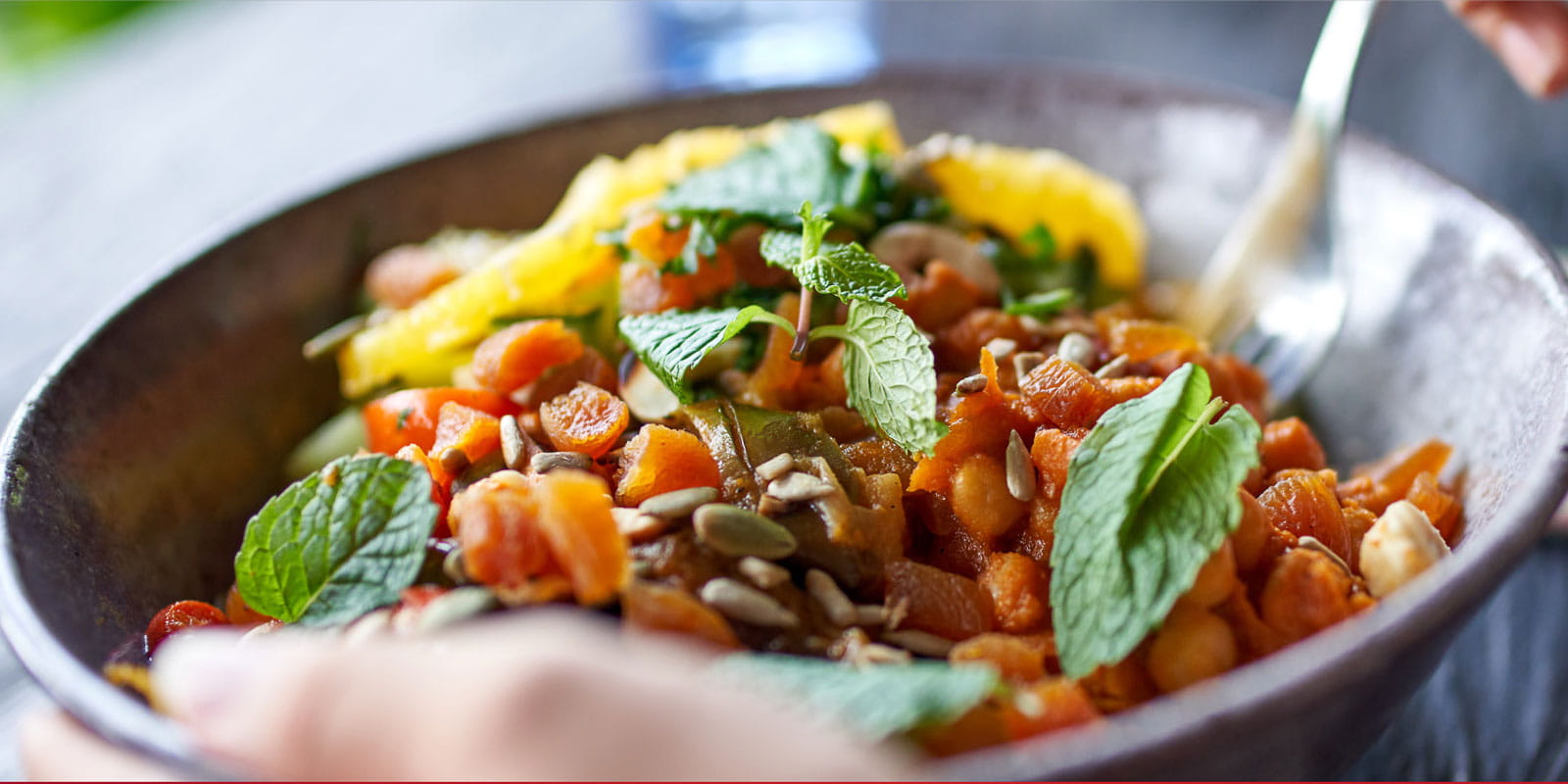 A healthy, colorful dish