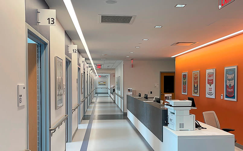 Inside UH Cutler Center for Men