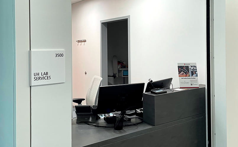 Lab Services at UH Cutler Center for Men