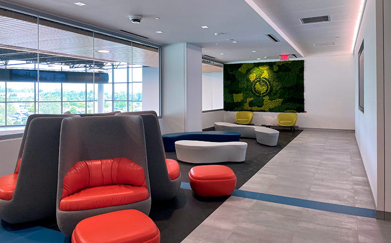 Ergonomic furniture at UH Cutler Center for Men