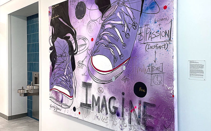 Artwork displayed at UH Cutler Center for Men