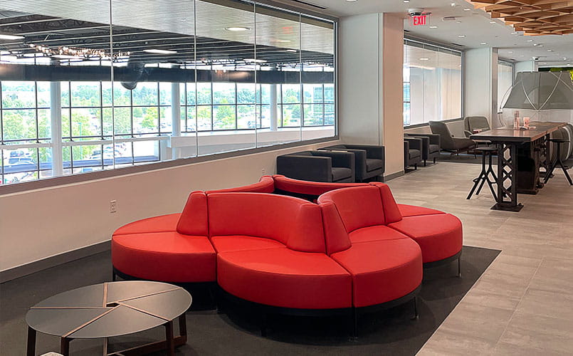 Comfortable seating at UH Cutler Center for Men