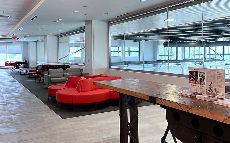 Comfortable seating at UH Cutler Center for Men