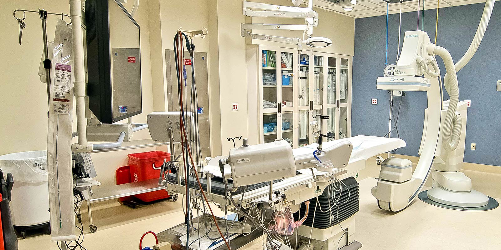 The cardiac catheterization lab at UH St. John Medical Center