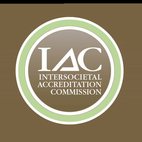 Accredited by The Intersocietal Accreditation Commission as a Vascular Testing facility