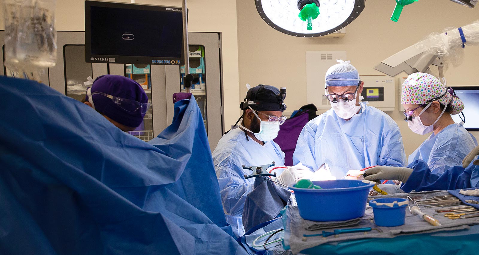 Nicholas Bambakidis, MD performing surgery