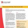 Electromyography (EMG) Testing - Patient Information Guide cover