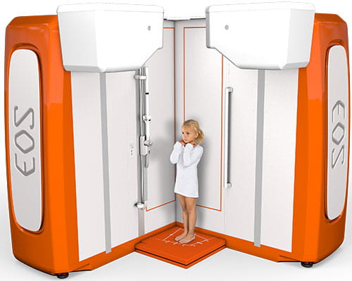 EOSedge Imaging System with pediatric patient