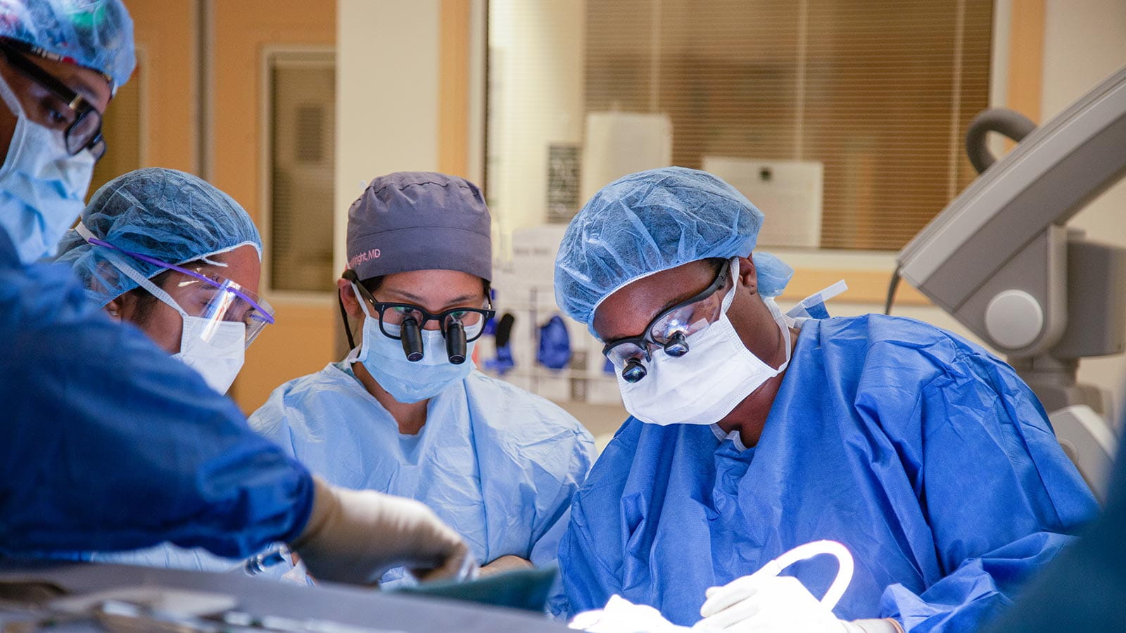 surgeons operating